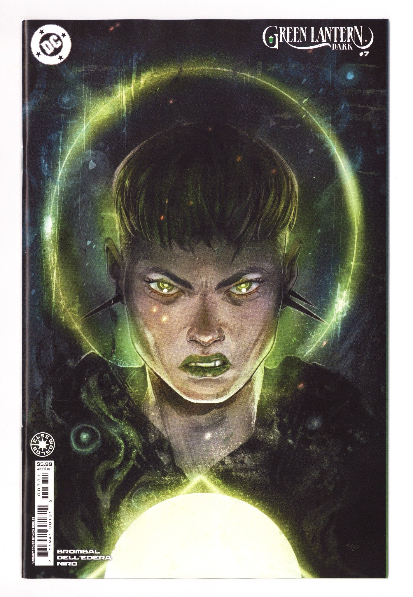 Green Lantern Dark 7 Robles Variant (2025)