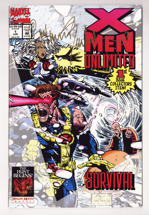 X-Men Unlimited Vol 1 1 VF+ (8.5) (1993) Signed x1 Cover Chris Bachalo