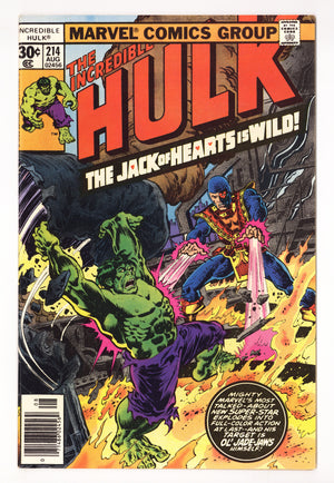 The Incredible Hulk Vol 1 214 Mid Grade (1977)