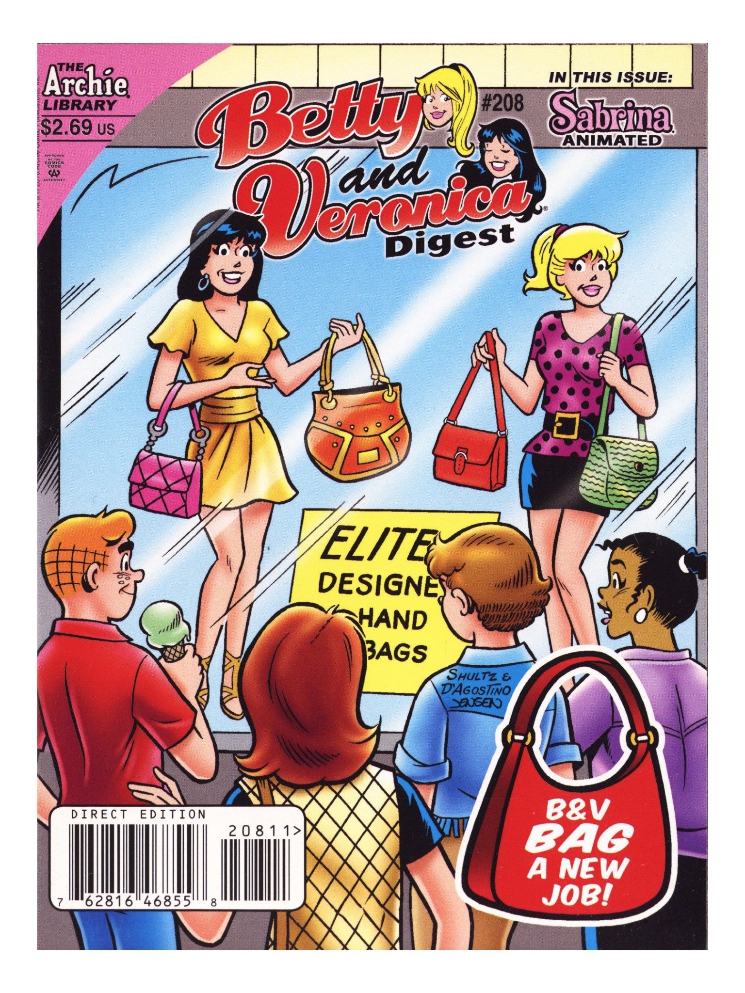 Betty and Veronica Comics Digest Magazine 208 High Grade (2010) 