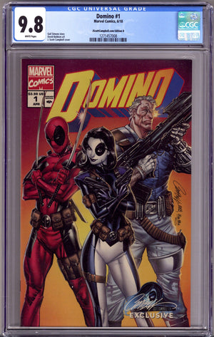 Domino Vol 3 1 CGC 9.8 (NM/M) (2018) Campbell Exclusive Variant