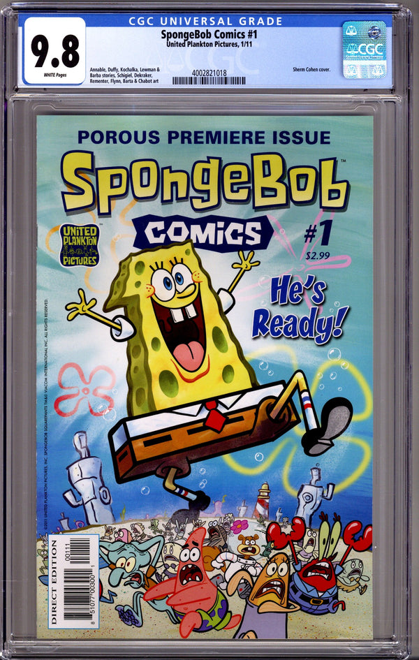 SpongeBob Comics 1 CGC 9.8 (NM/M) (2011)
