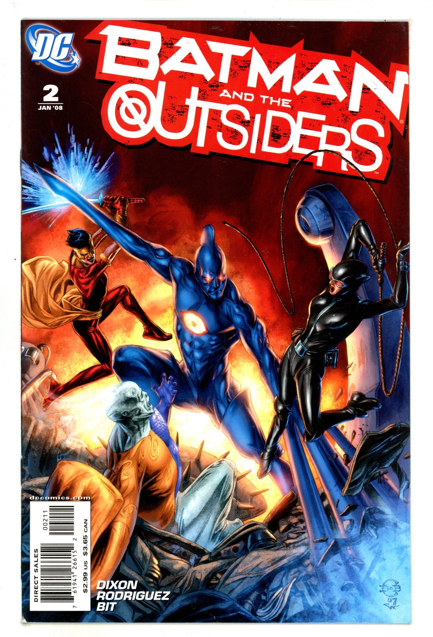 Batman and the Outsiders Vol 2 2 High Grade (2008) 