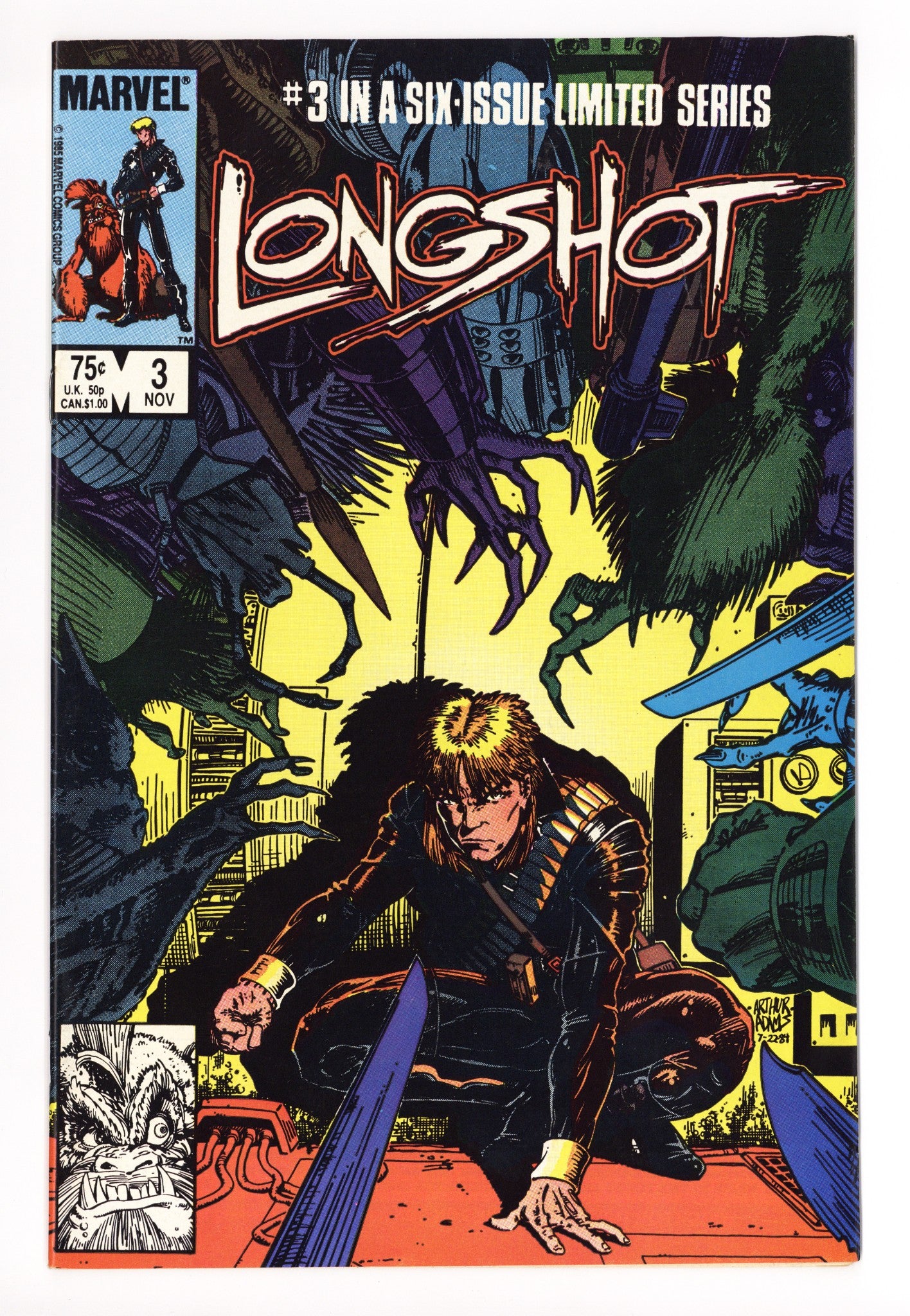 Longshot Vol 1 3 VF/NM (9.0) (1985) 