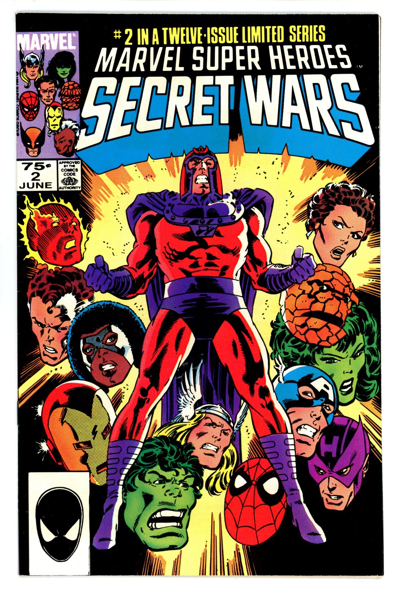 Marvel Super-Heroes Secret Wars 2 VF- (7.5) (1984) 2nd Print 