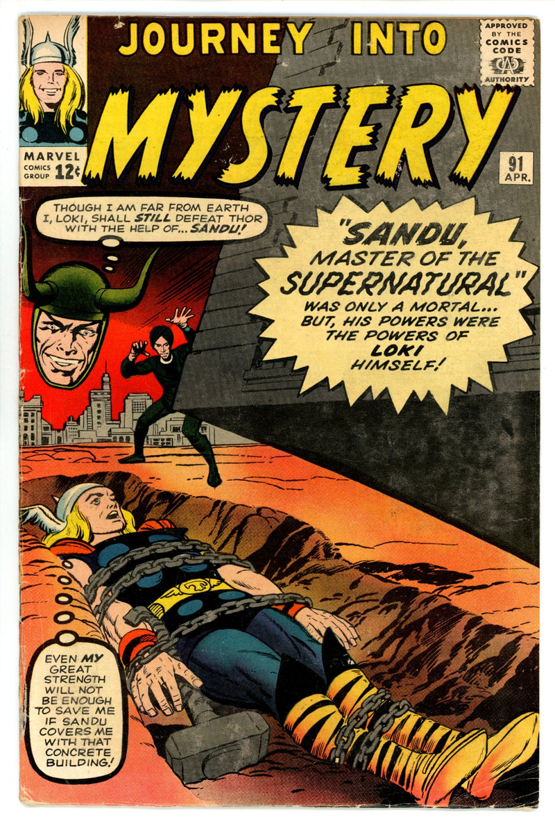 Journey into Mystery Vol 1 91 VG (4.0) (1963) 