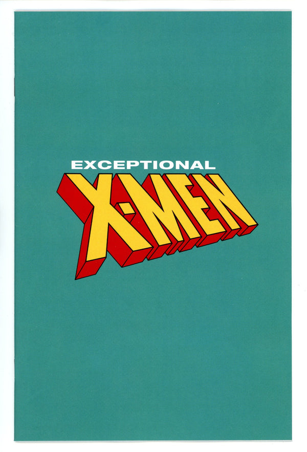 Exceptional X-Men 1 Logo Variant (2024)
