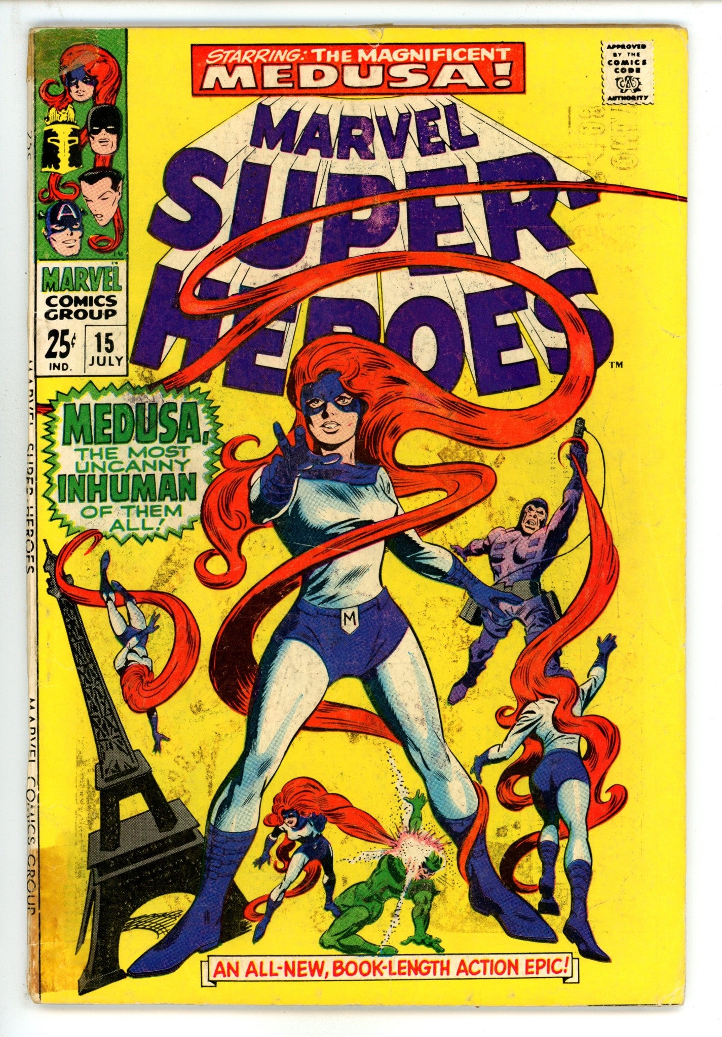 Marvel Super-Heroes Vol 1 15 VG (4.0) (1968) 