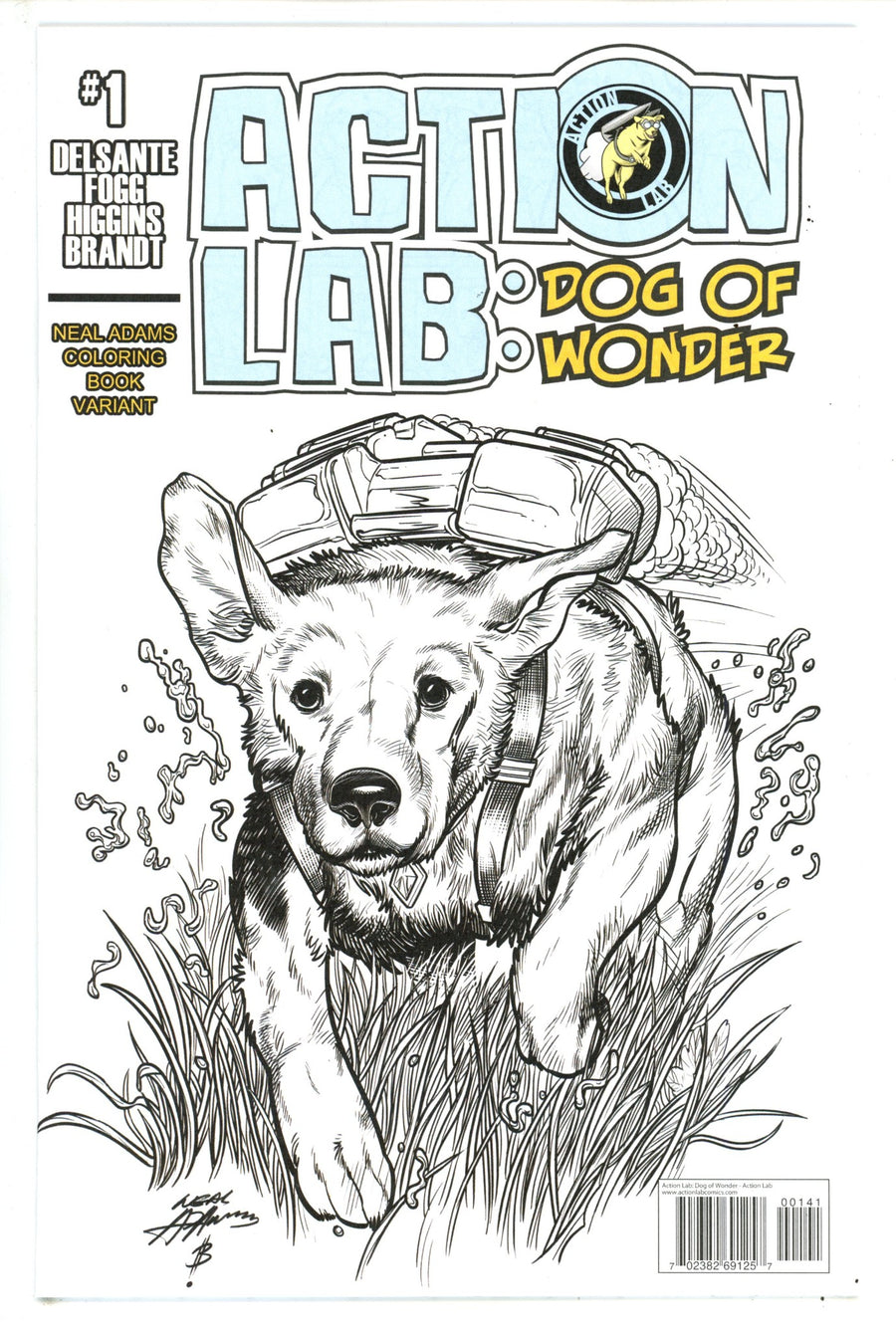 Action Lab: Dog of Wonder 1 [Coloring Book] Mid Grade (2016) Adams Variant 