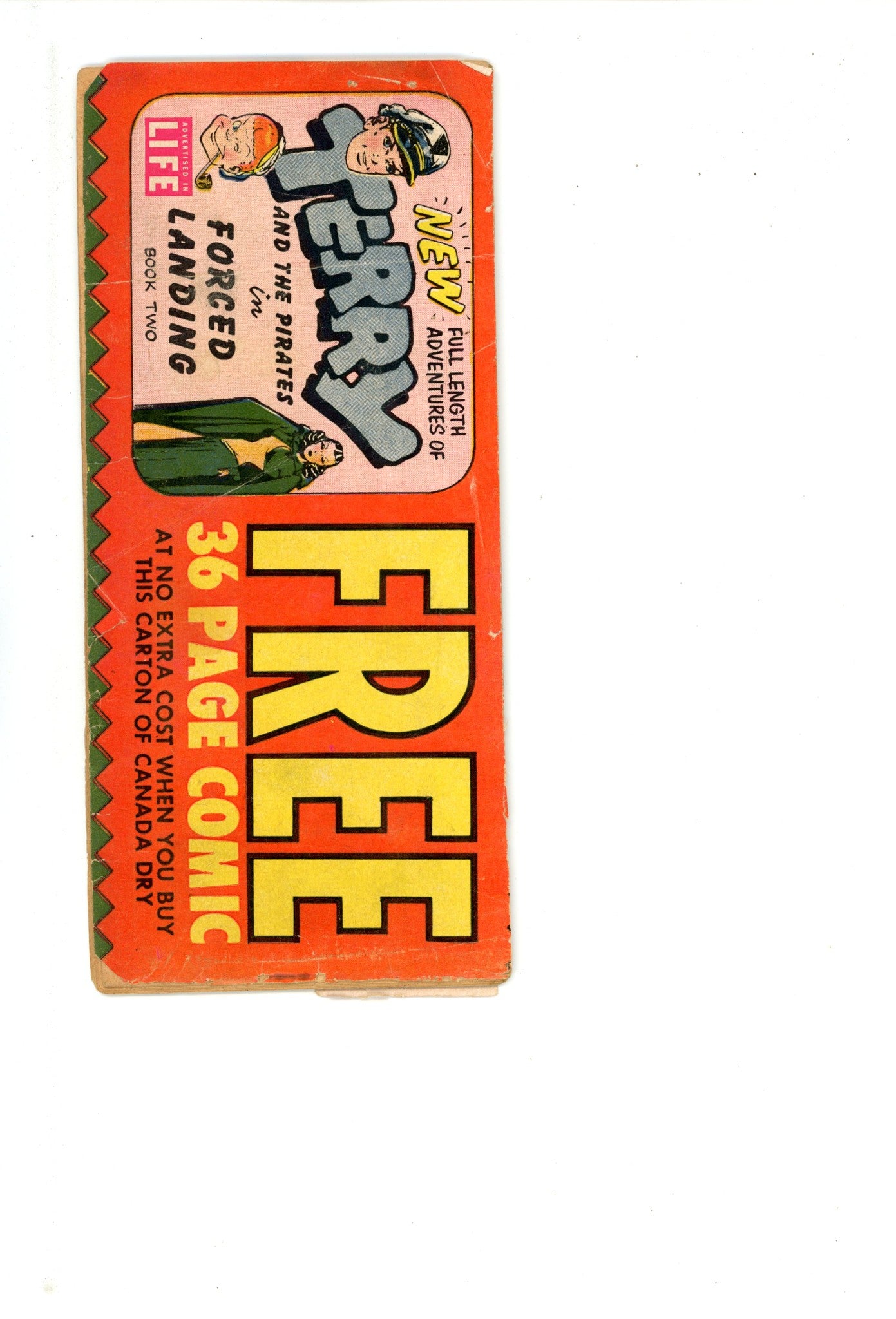 Terry and the Pirates Canada Dry Giveaway 2 PR (0.5) Spine Split (1953) 