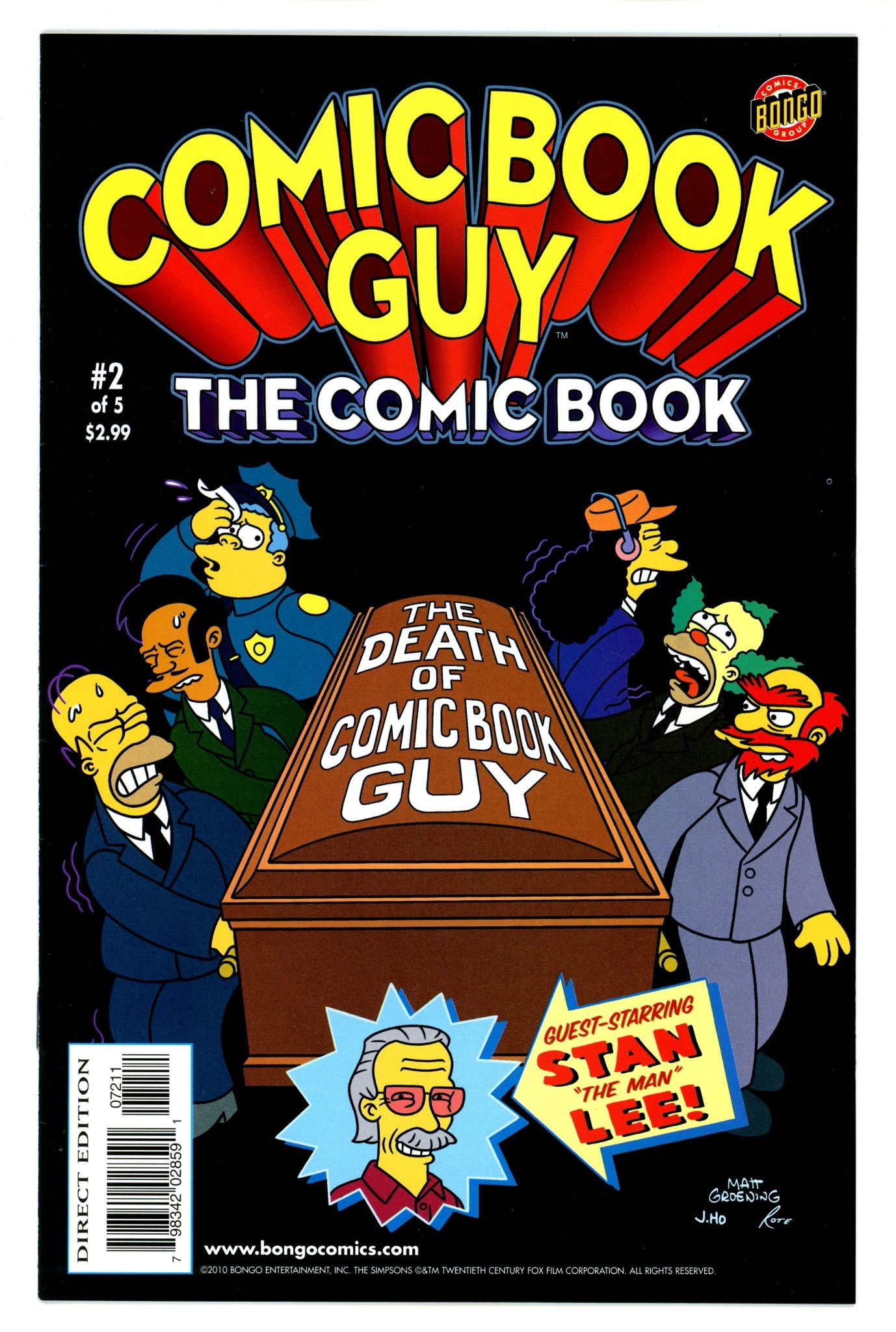 Bongo Comics Presents Comic Book Guy: The Comic Book 2 VF+ (8.5) (2010) 