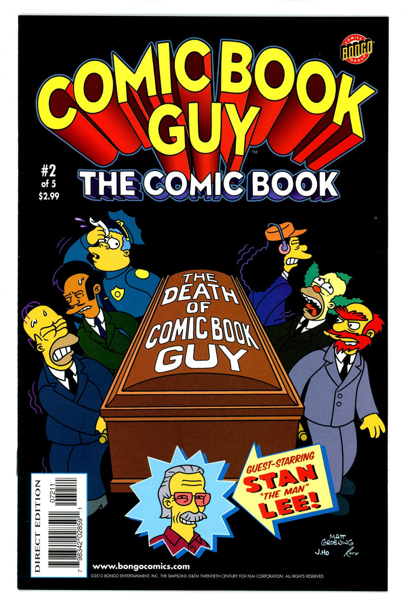 Bongo Comics Presents Comic Book Guy: The Comic Book 2 VF+ (8.5) (2010) 