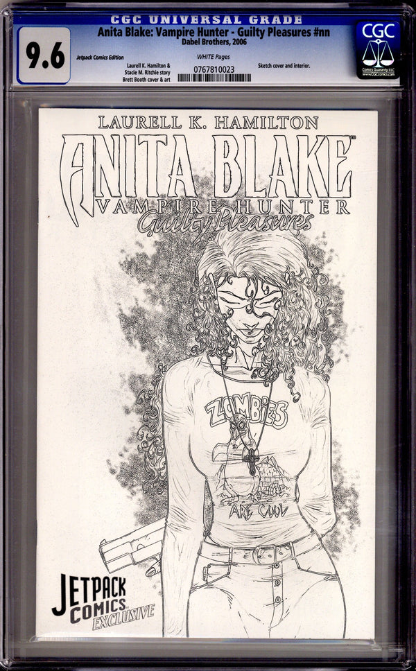 Anita Blake: Vampire Hunter in Guilty Pleasures 1 CGC 9.6 (NM+) (2006) Booth Sketch Exclusive Variant