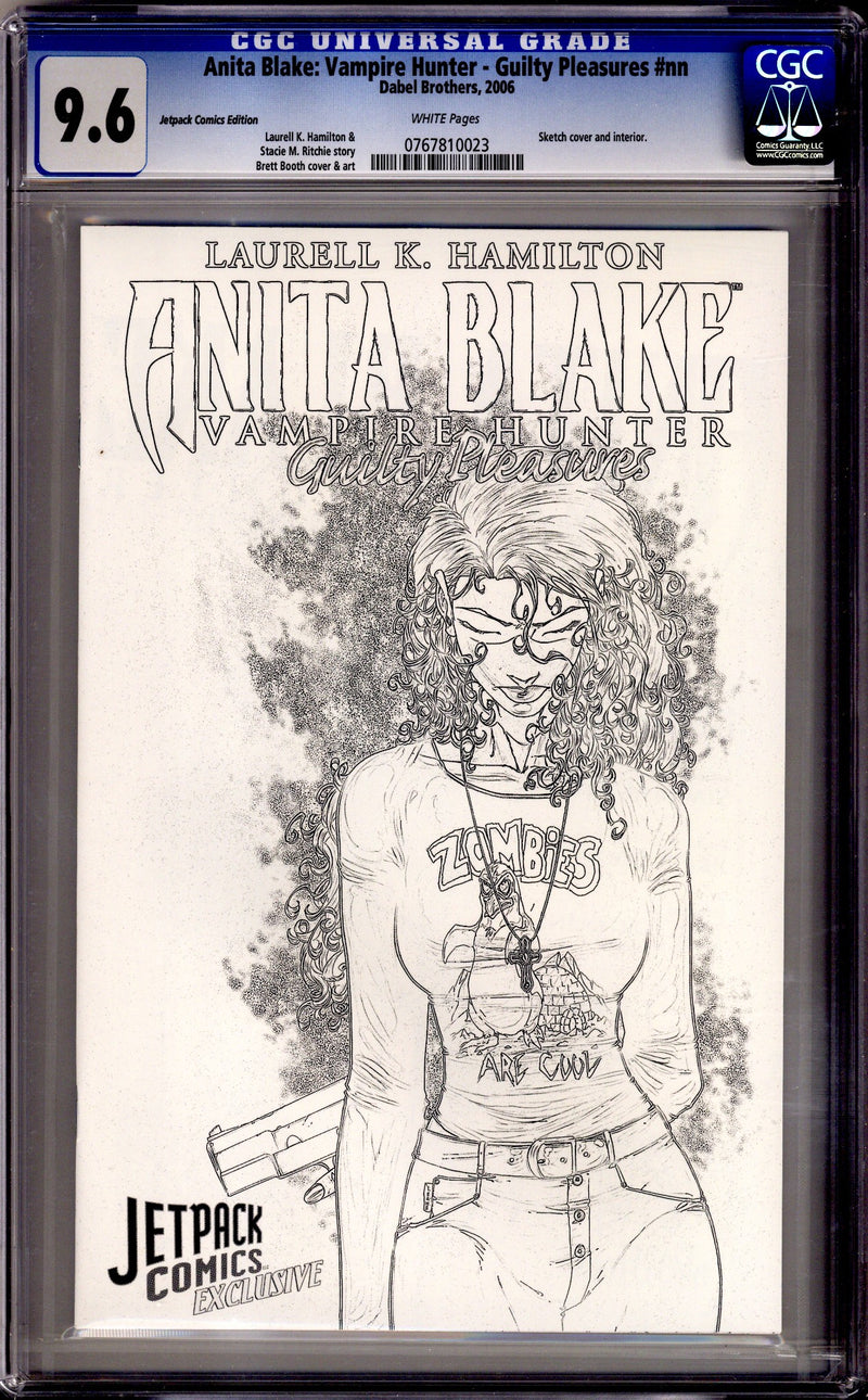 Anita Blake: Vampire Hunter in Guilty Pleasures 1 CGC 9.6 (NM+) (2006) Booth Sketch Exclusive Variant 