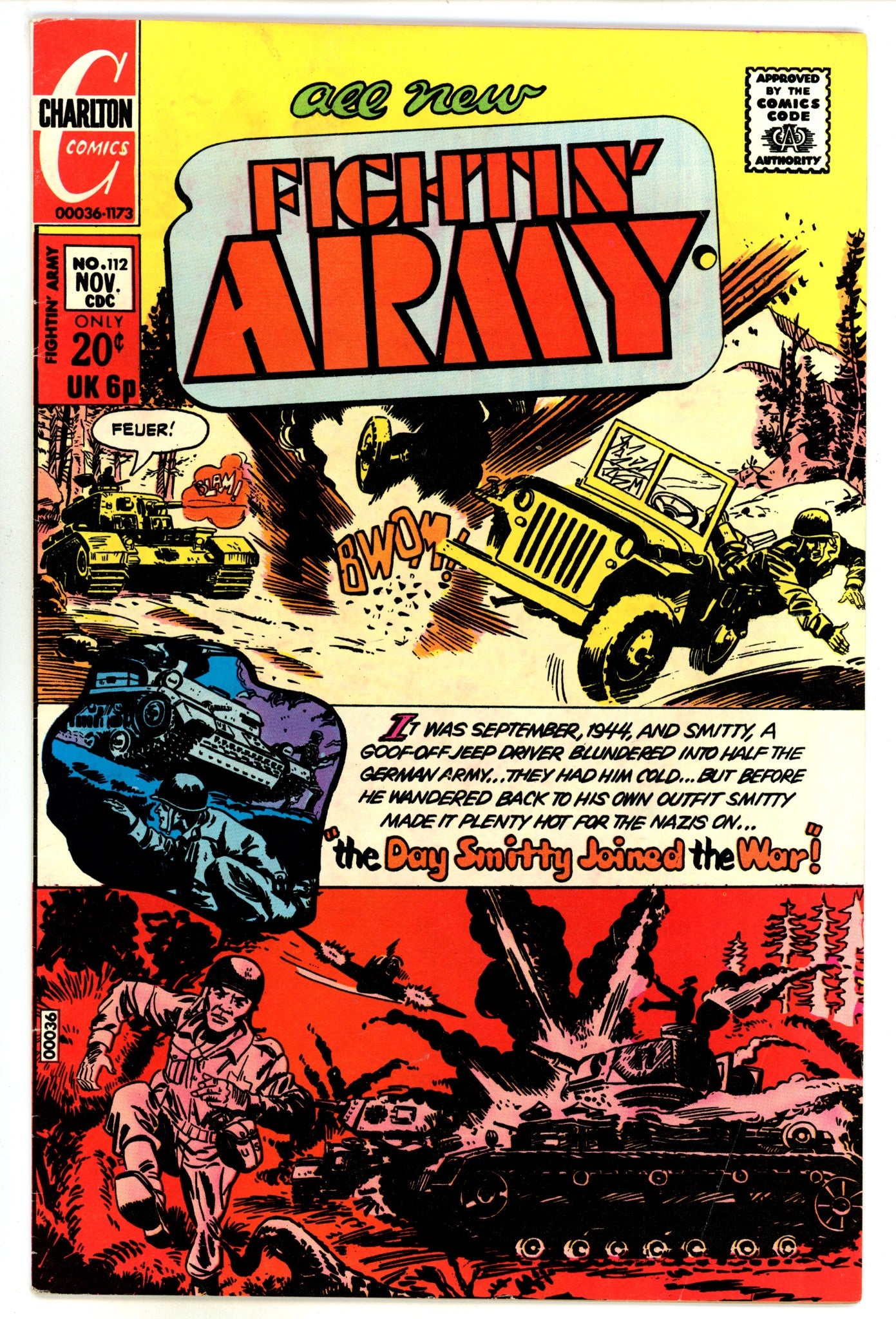 Fightin' Army 112 VG/FN (5.0) (1973) 