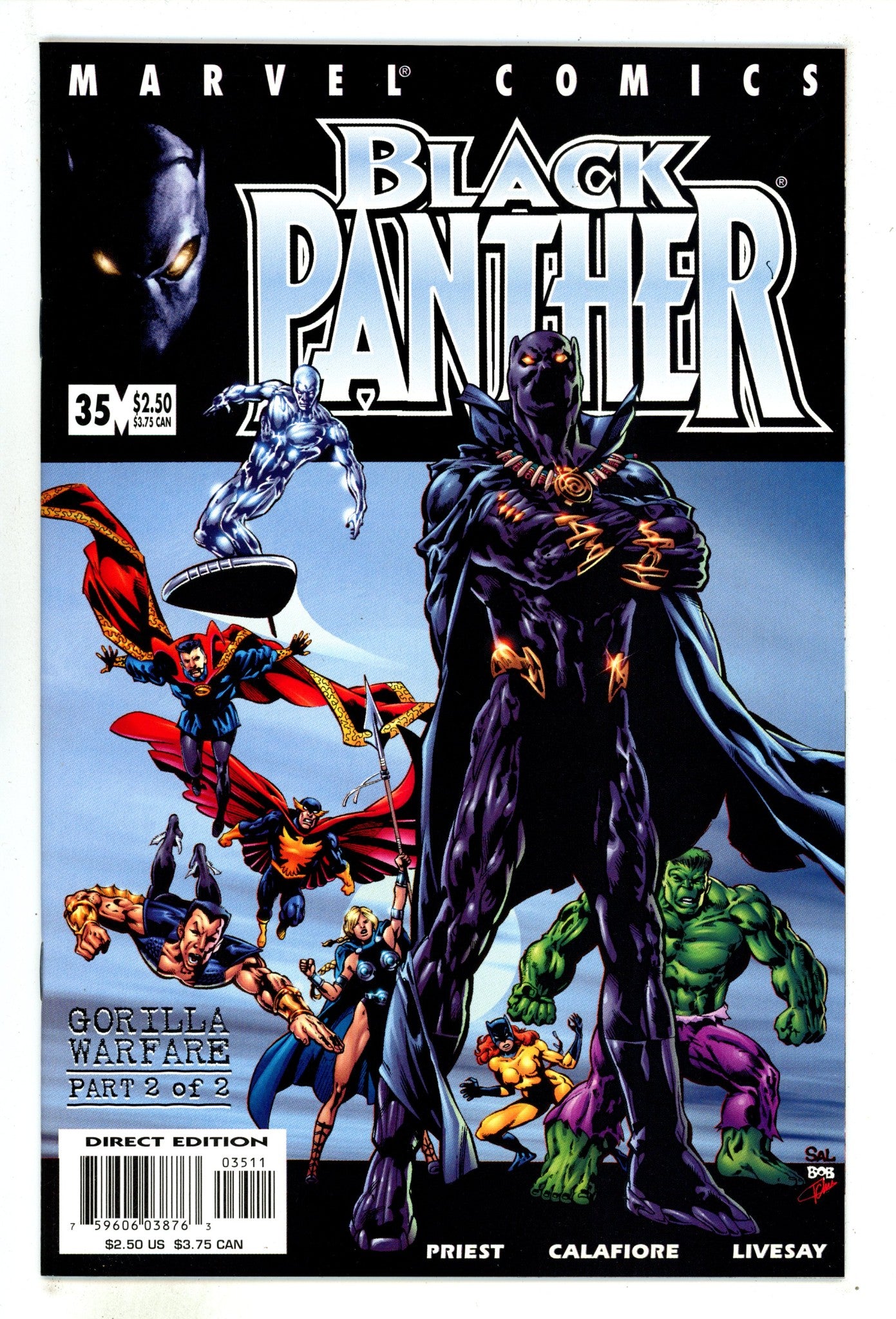 Black Panther Vol 3 35 High Grade (2001) 