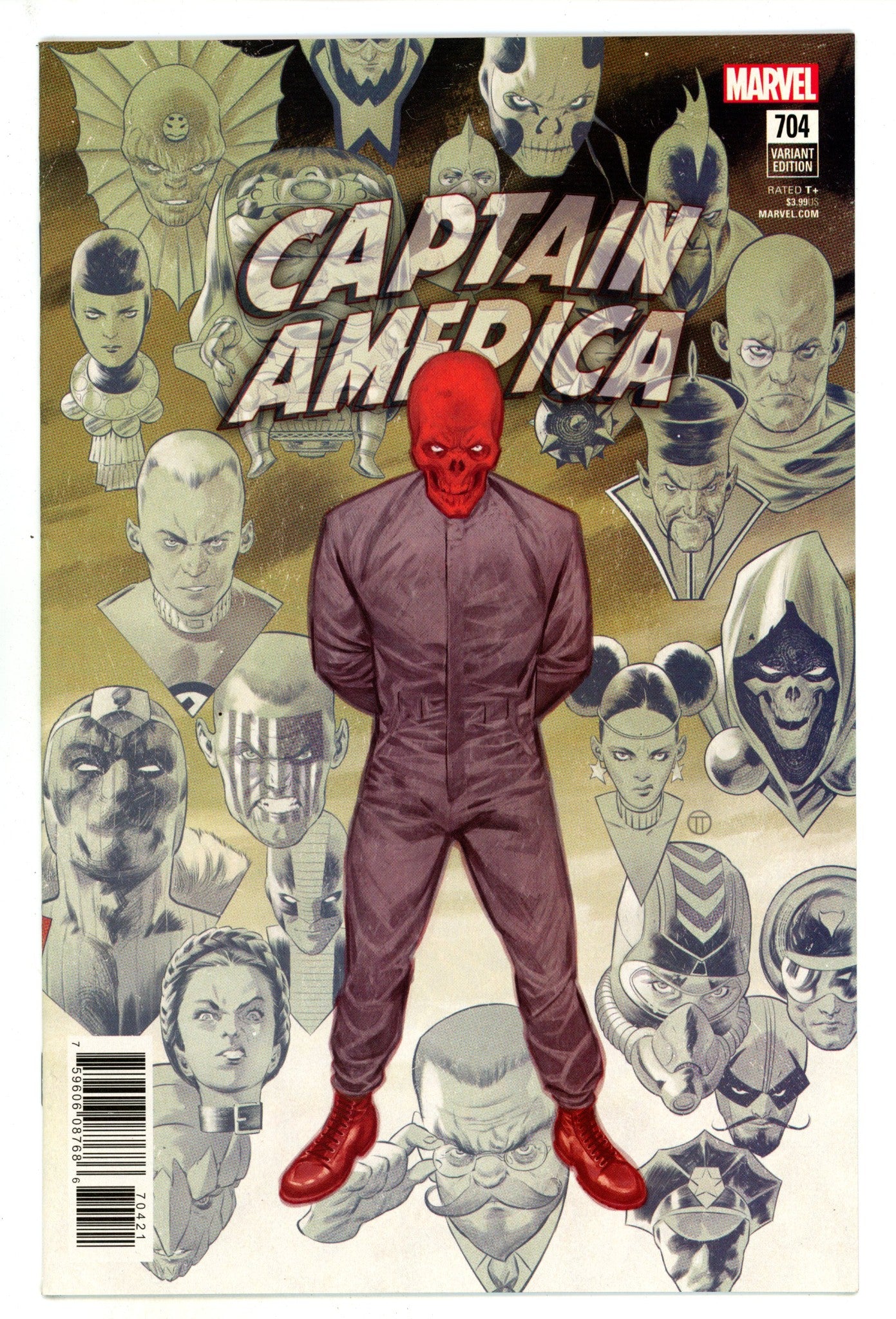 Captain America Vol 1 704 High Grade (2018) Tedesco Variant 