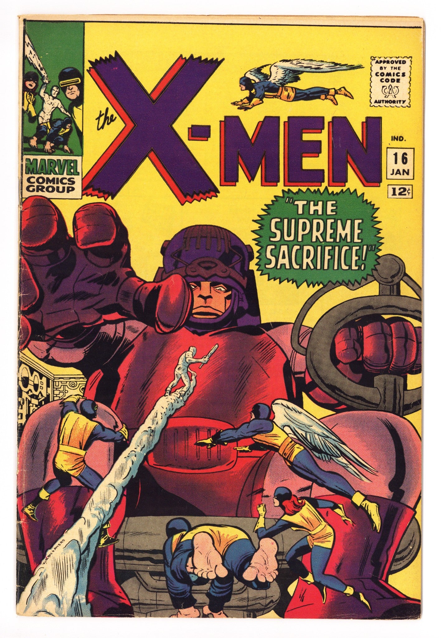 The X-Men Vol 1 16 FN (6.0) (1966) 
