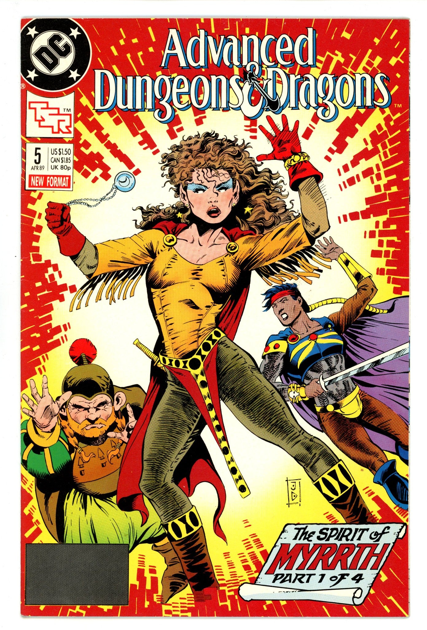 Advanced Dungeons & Dragons Comic Book 5 High Grade (1989) 