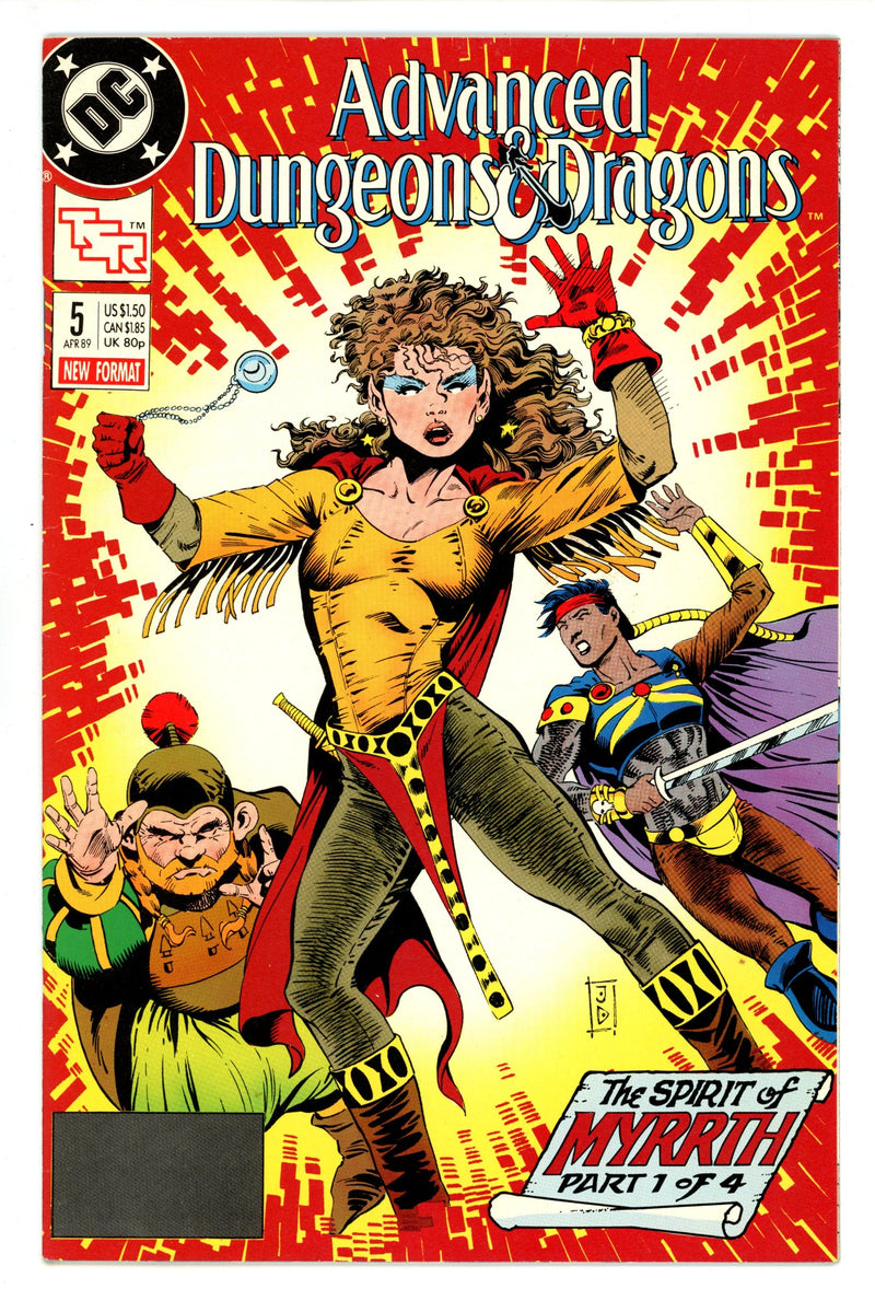 Advanced Dungeons & Dragons Comic Book 5 High Grade (1989) 