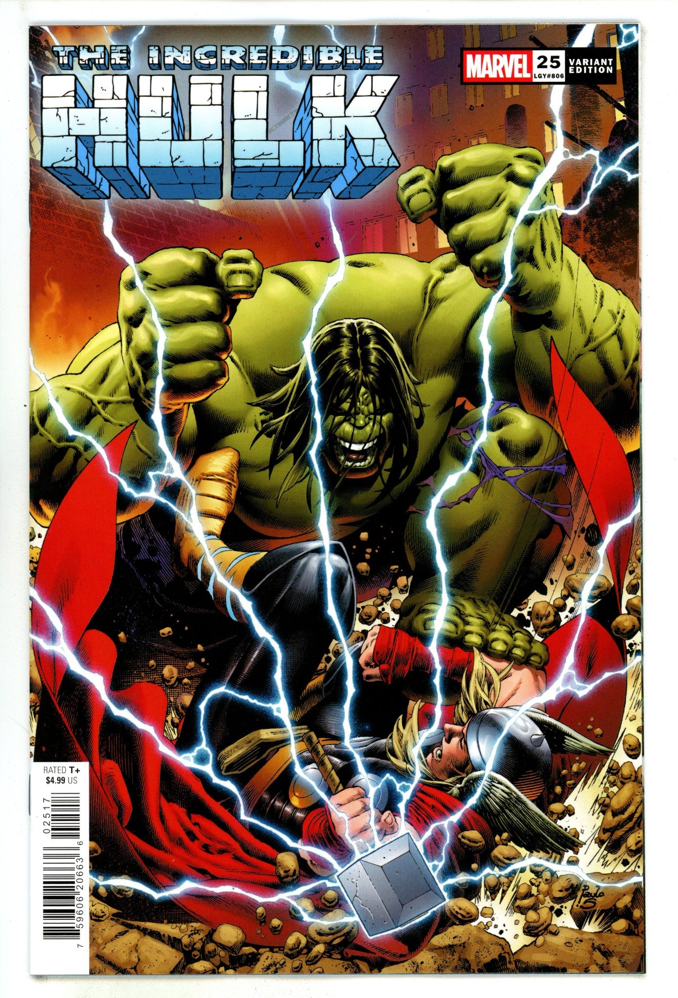 Incredible Hulk Vol 4 25 Siqueira Incentive Variant NM (2025)
