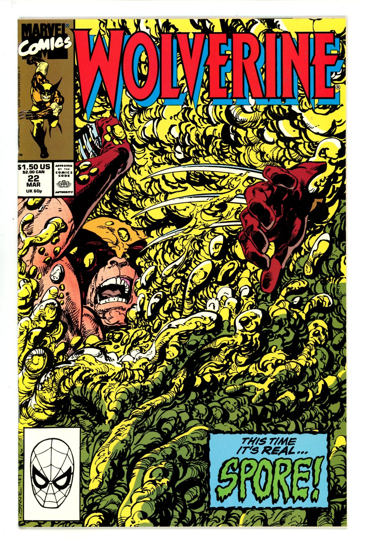 Wolverine Vol 2 22 NM (9.4) (1990) 