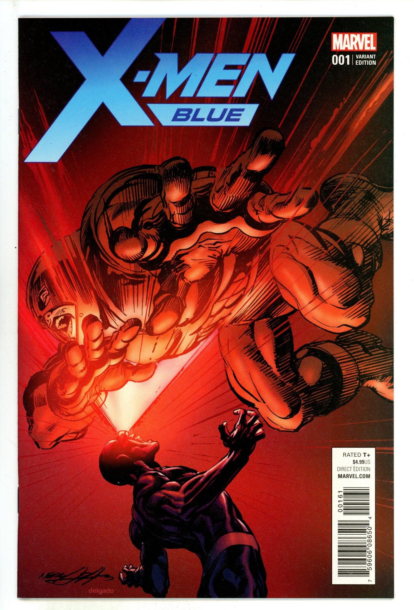X-Men: Blue 1 NM- (9.2) (2017) Adams Incentive Variant 