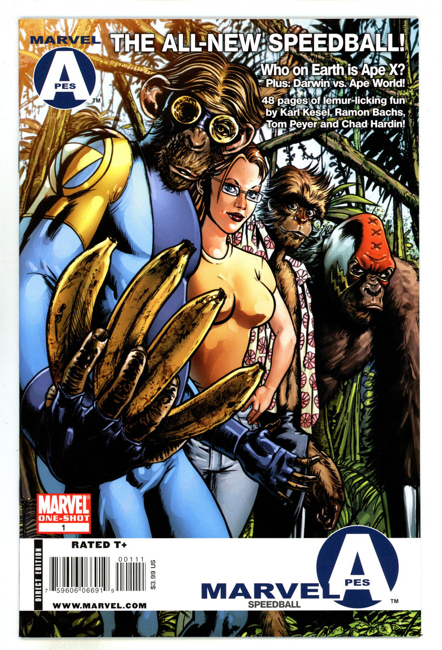 Marvel Apes: Speedball [nn] High Grade (2009) 