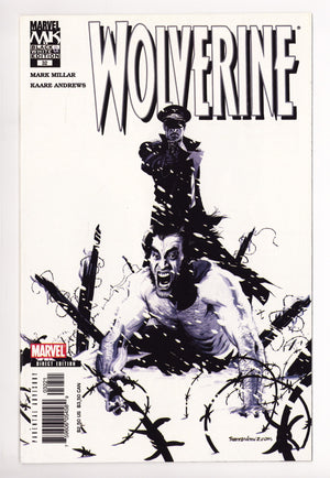 Wolverine Vol 3 32 High Grade (2005) Andrews B&W Variant