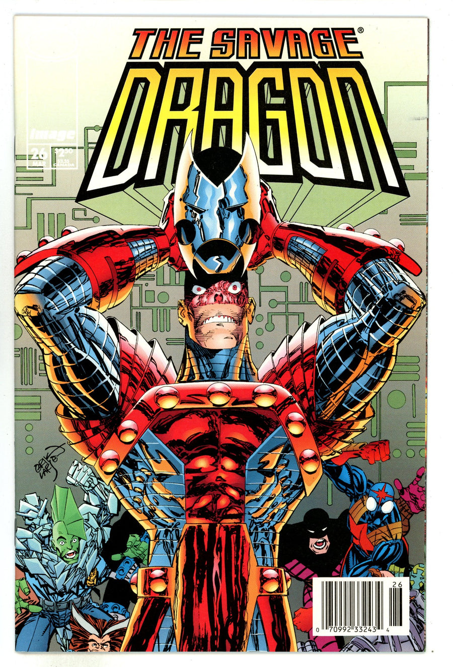 Savage Dragon Vol 2 26 NM- (9.2) (1996) Newsstand 