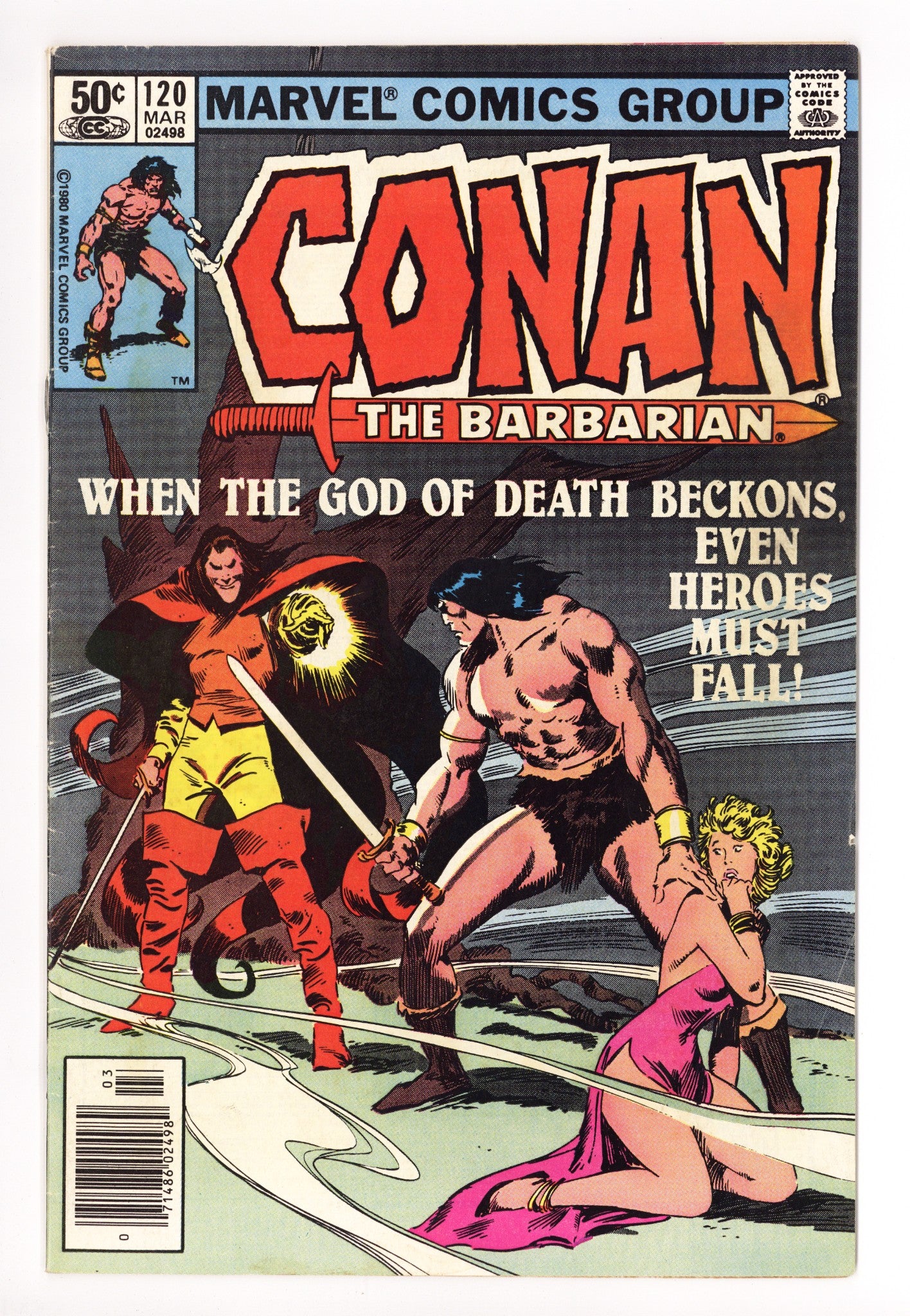 Conan the Barbarian Vol 1 120 Low Grade (1981) Newsstand 