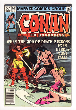 Conan the Barbarian Vol 1 120 Low Grade (1981) Newsstand