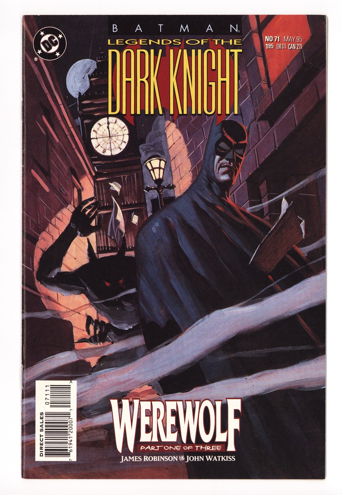 Batman: Legends of the Dark Knight 71 High Grade (1995) 