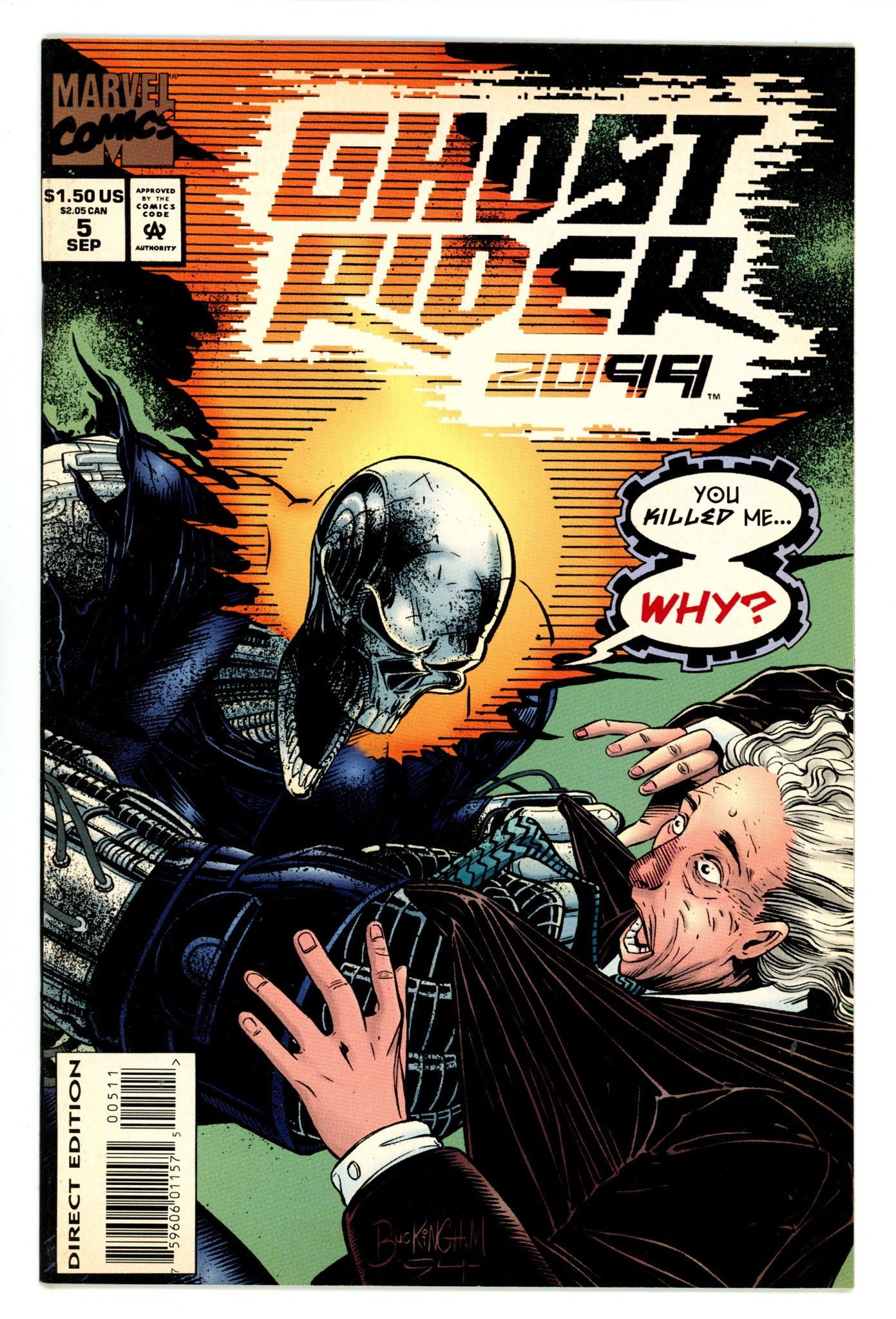 Ghost Rider 2099 Vol 1 5 High Grade (1994) 