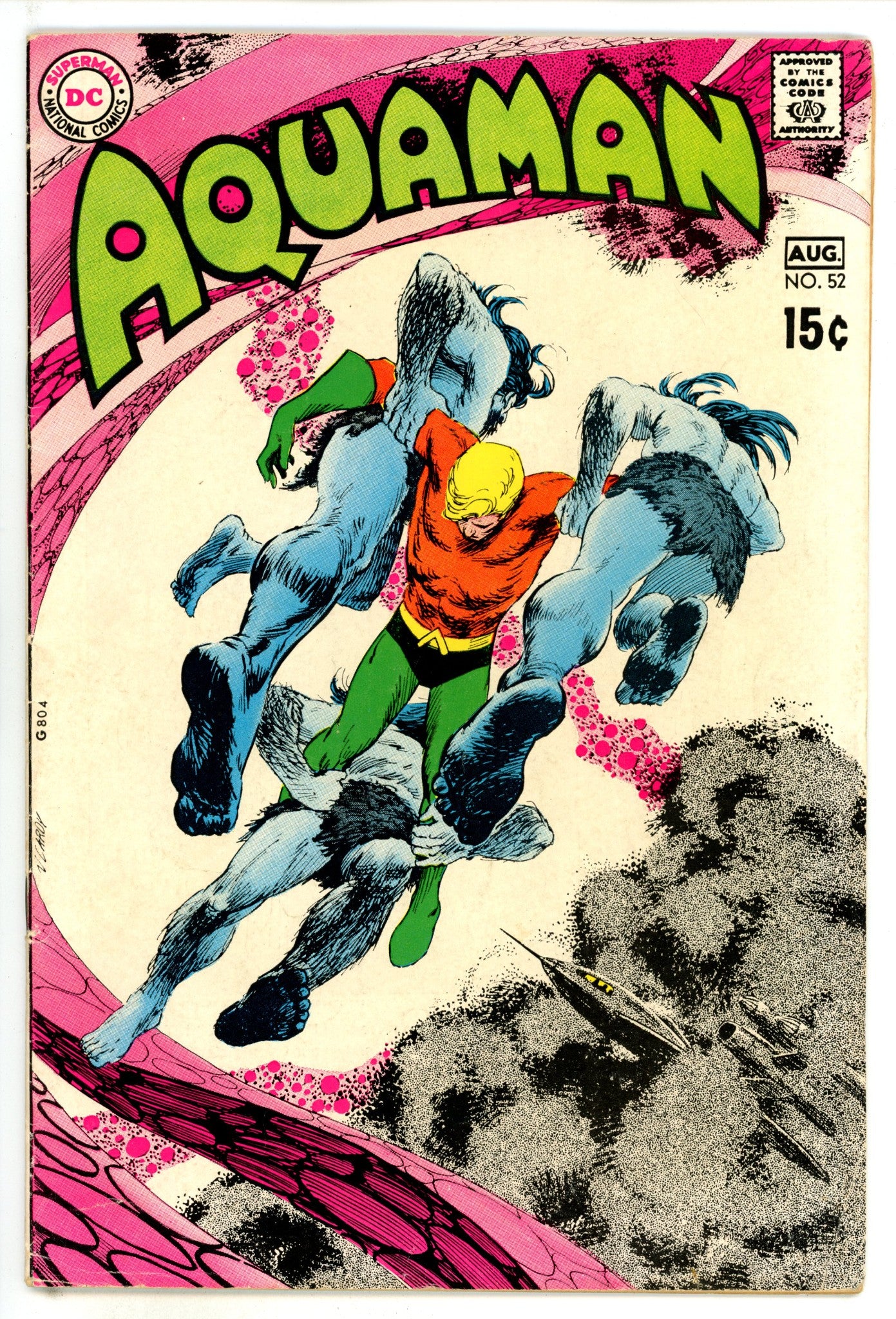 Aquaman Vol 1 52 VG+ (4.5) (1970) 