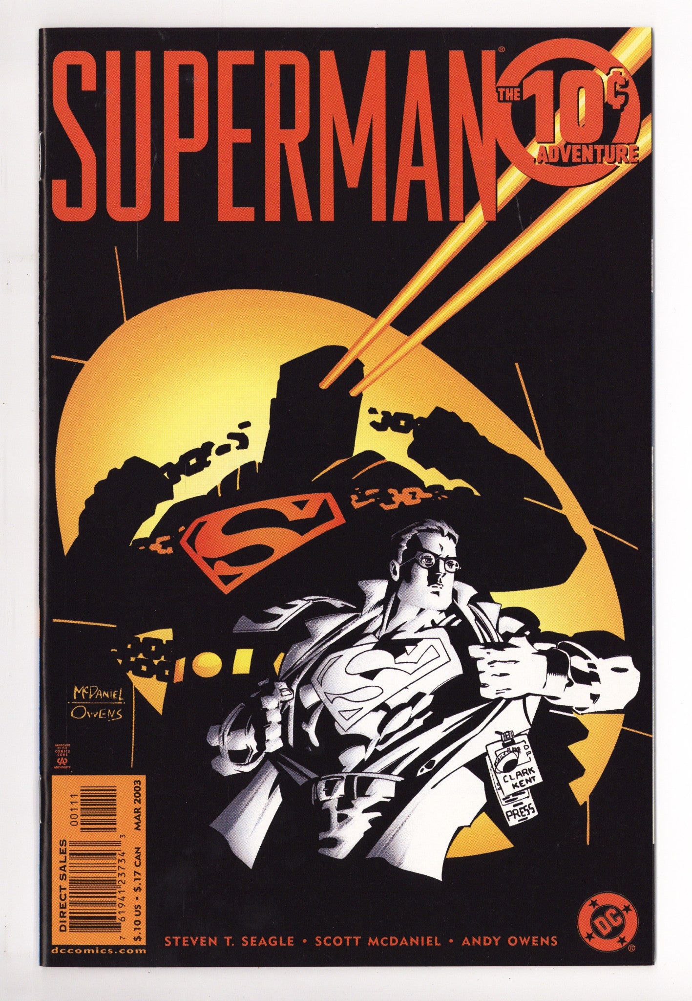 Superman 10-Cent Adventure 1 High Grade (2003) 