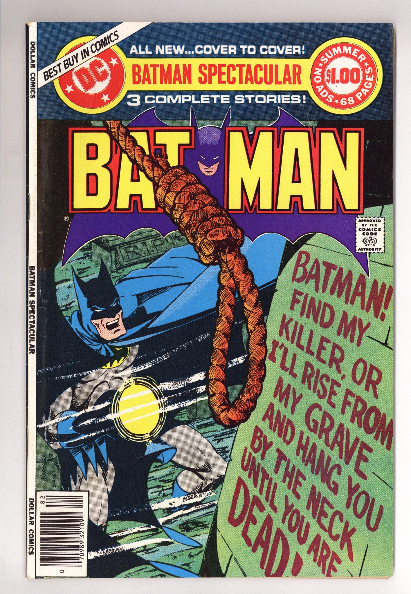 DC Special Series 15 Low Grade Batman Spectacular (1978) 