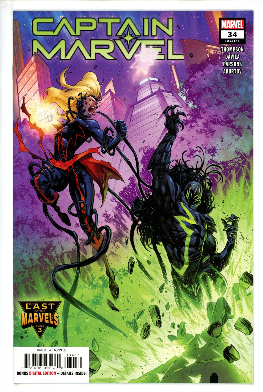 Captain Marvel Vol 11 34 (168) High Grade (2022) 