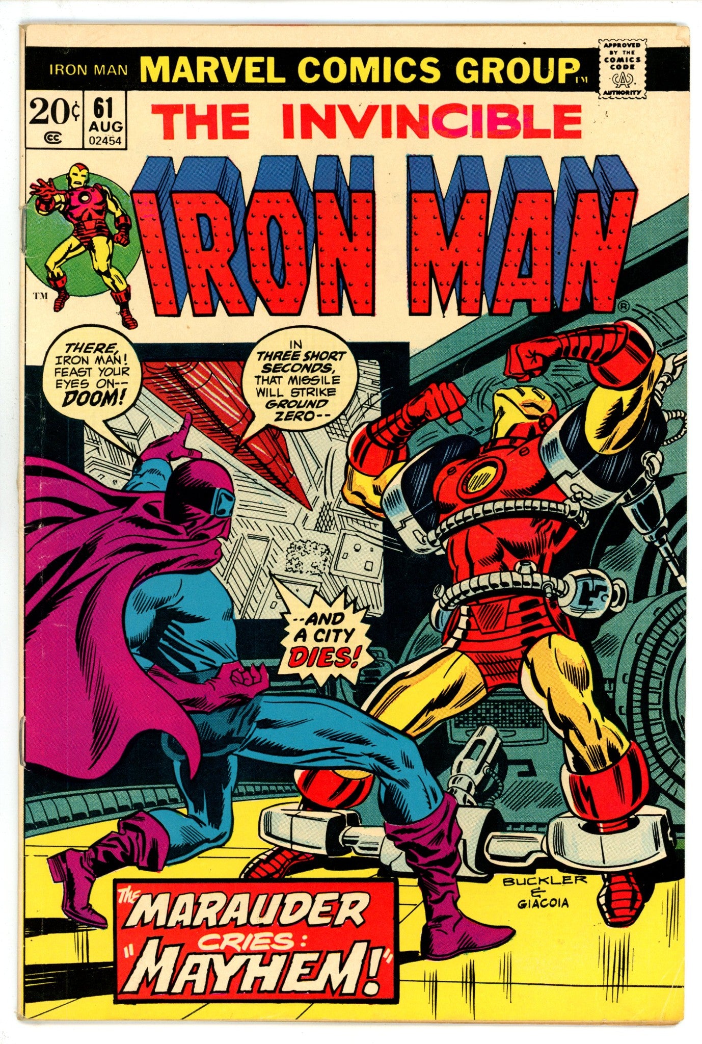 Iron Man Vol 1 61 FN- (5.5) (1973) 
