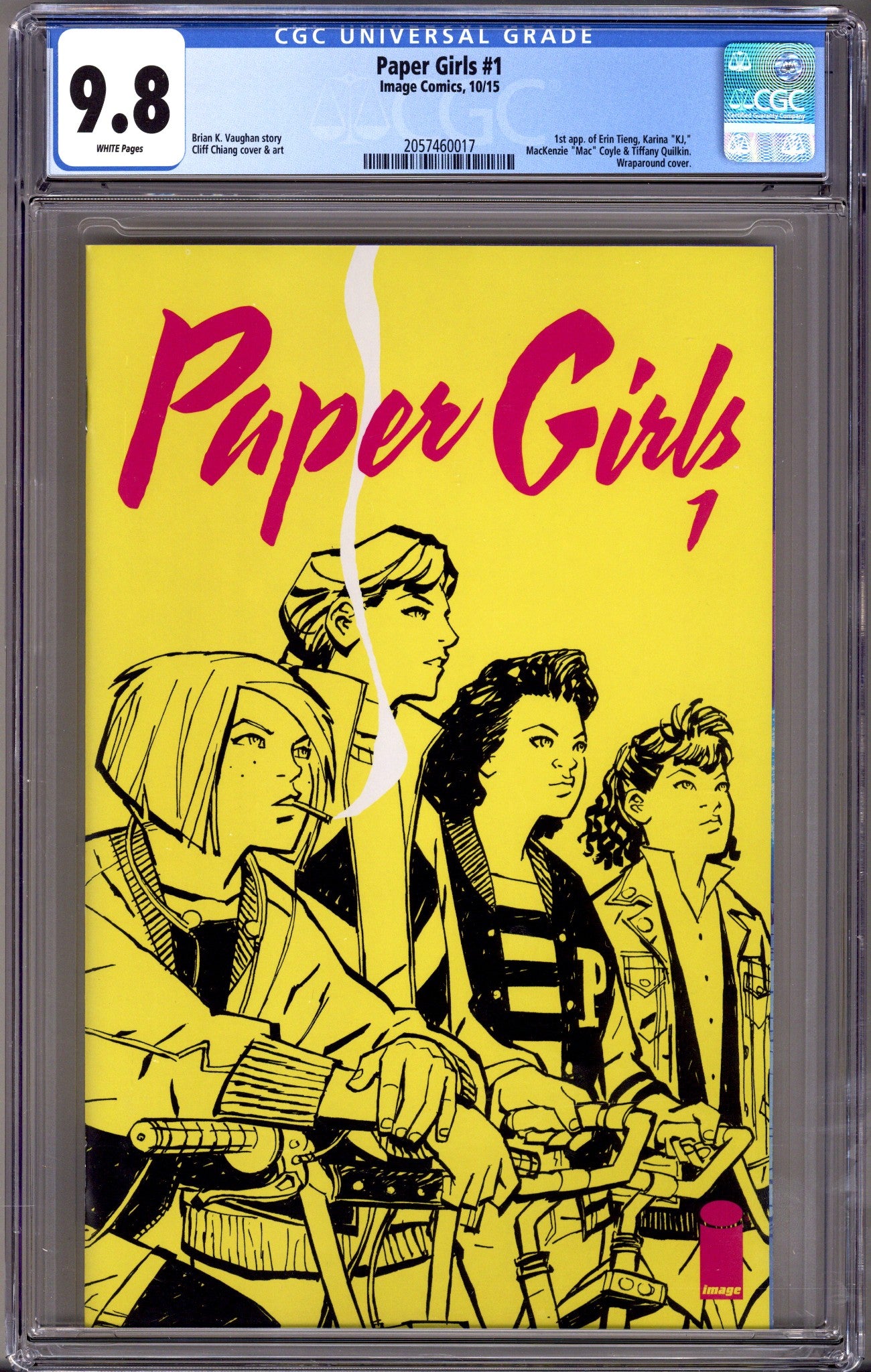 Paper Girls 1 CGC 9.8 (NM/M) (2015) 