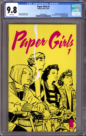 Paper Girls 1 CGC 9.8 (NM/M) (2015)