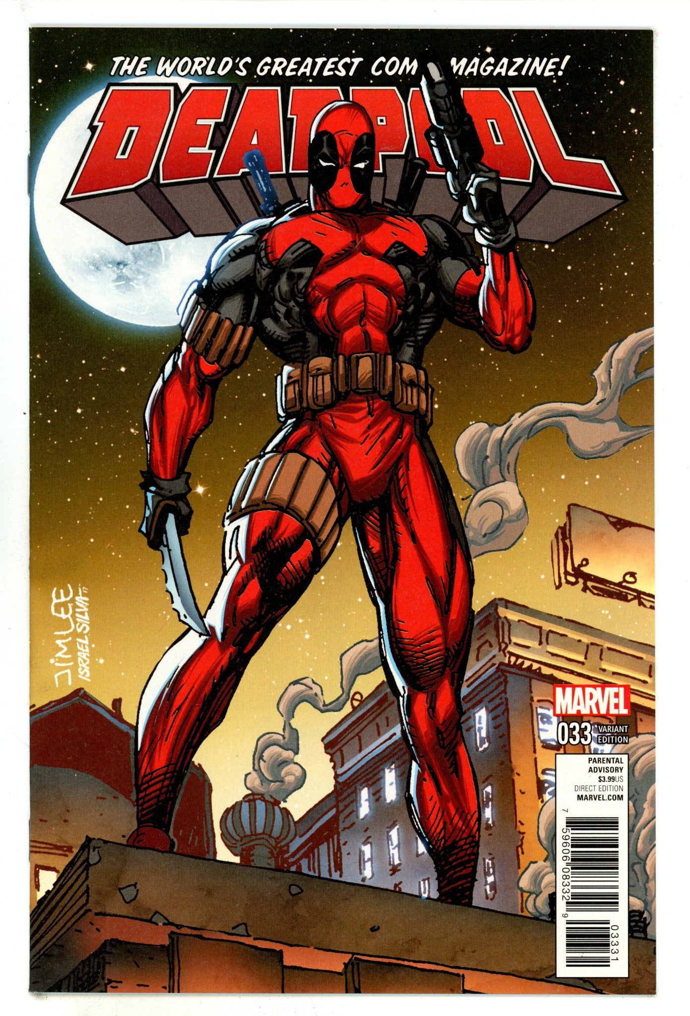 Deadpool Vol 5 33 High Grade (2017) Lee Variant 