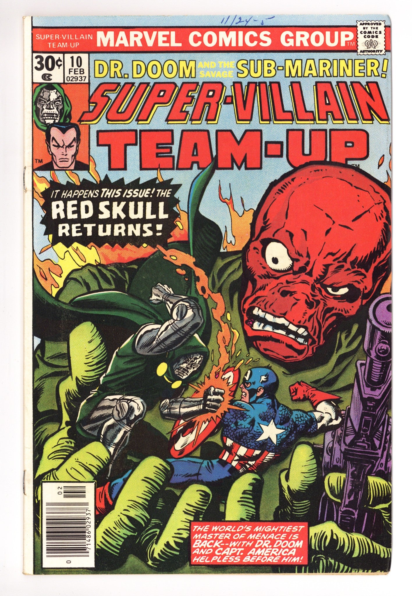 Super-Villain Team-Up 10 Low Grade (1977) 