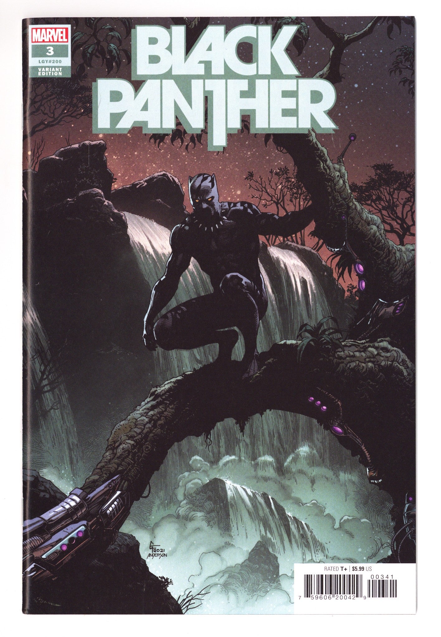 Black Panther Vol 8 3 (200) NM- (9.2) (2022) Frank Variant 
