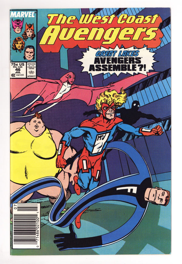 West Coast Avengers Vol 2 46 VF+ (8.5) (1989) Newsstand