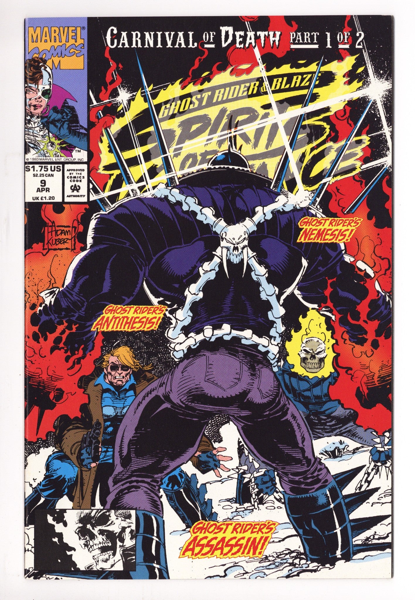 Ghost Rider / Blaze: Spirits of Vengeance 9 High Grade (1993) 