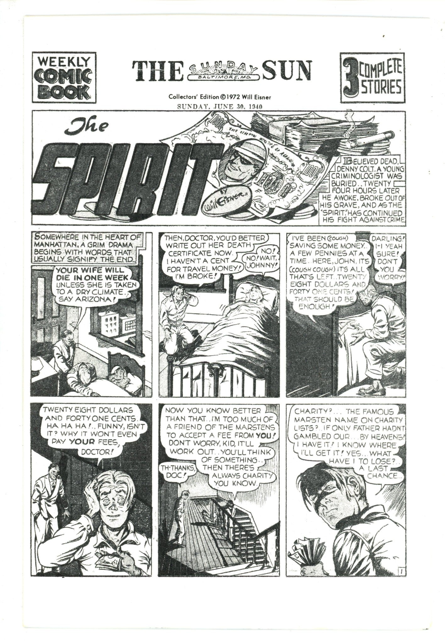 The Spirit: The Spirit As A Human Being [nn] Collector'S Edition (1972)