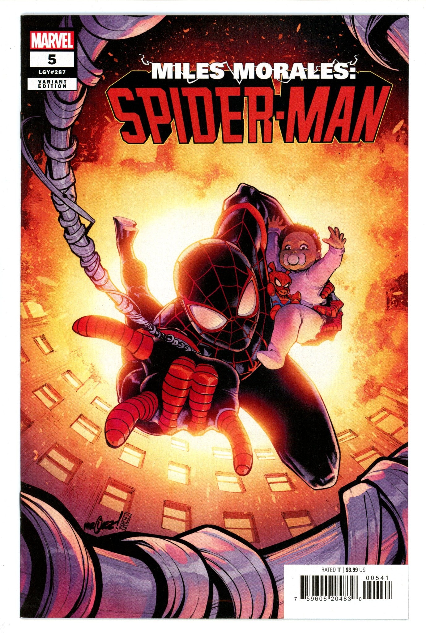 Miles Morales: Spider-Man Vol 2 5 (287)High Grade(2023) MarquezVariant