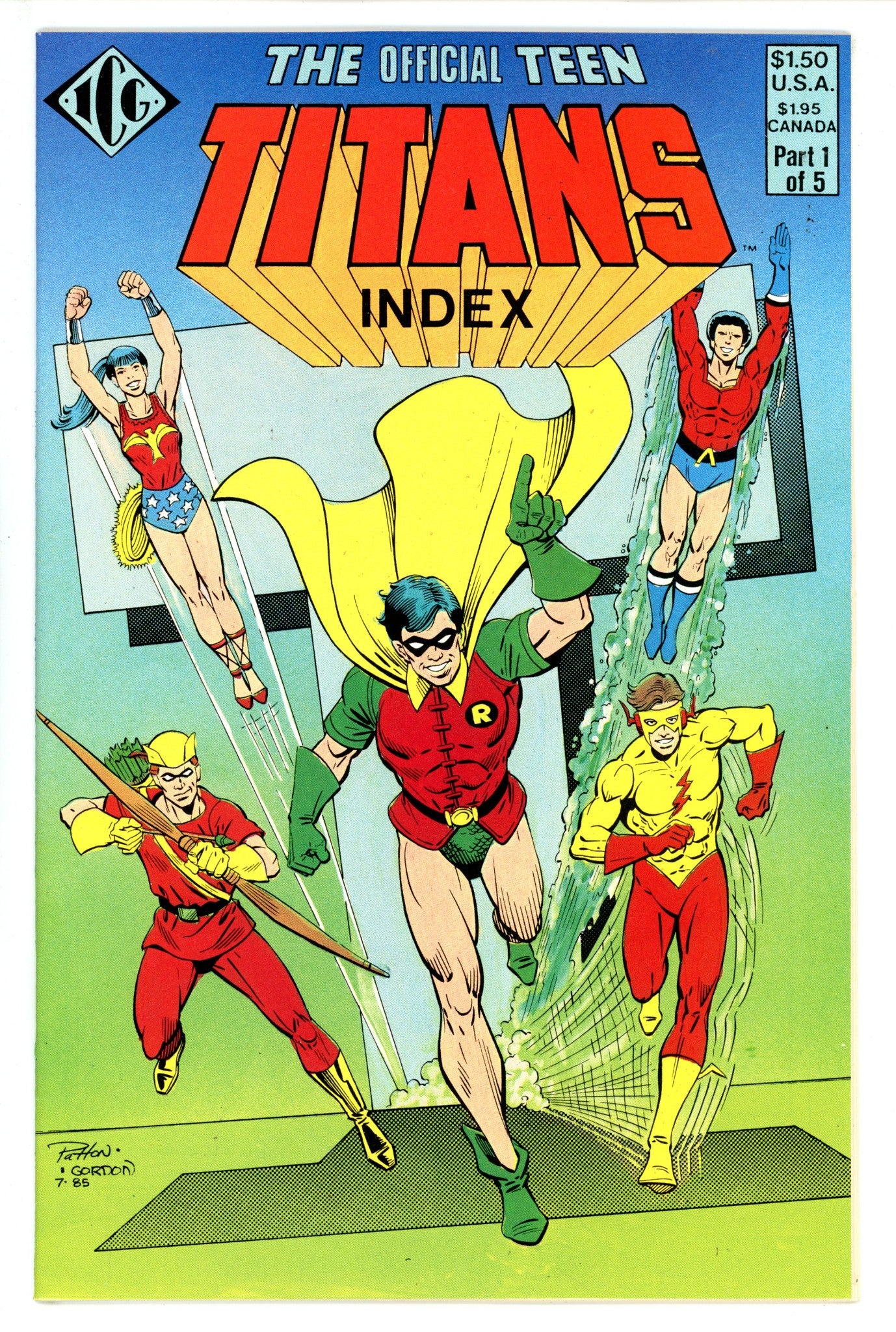 Official Teen Titans Index 1 (1985)