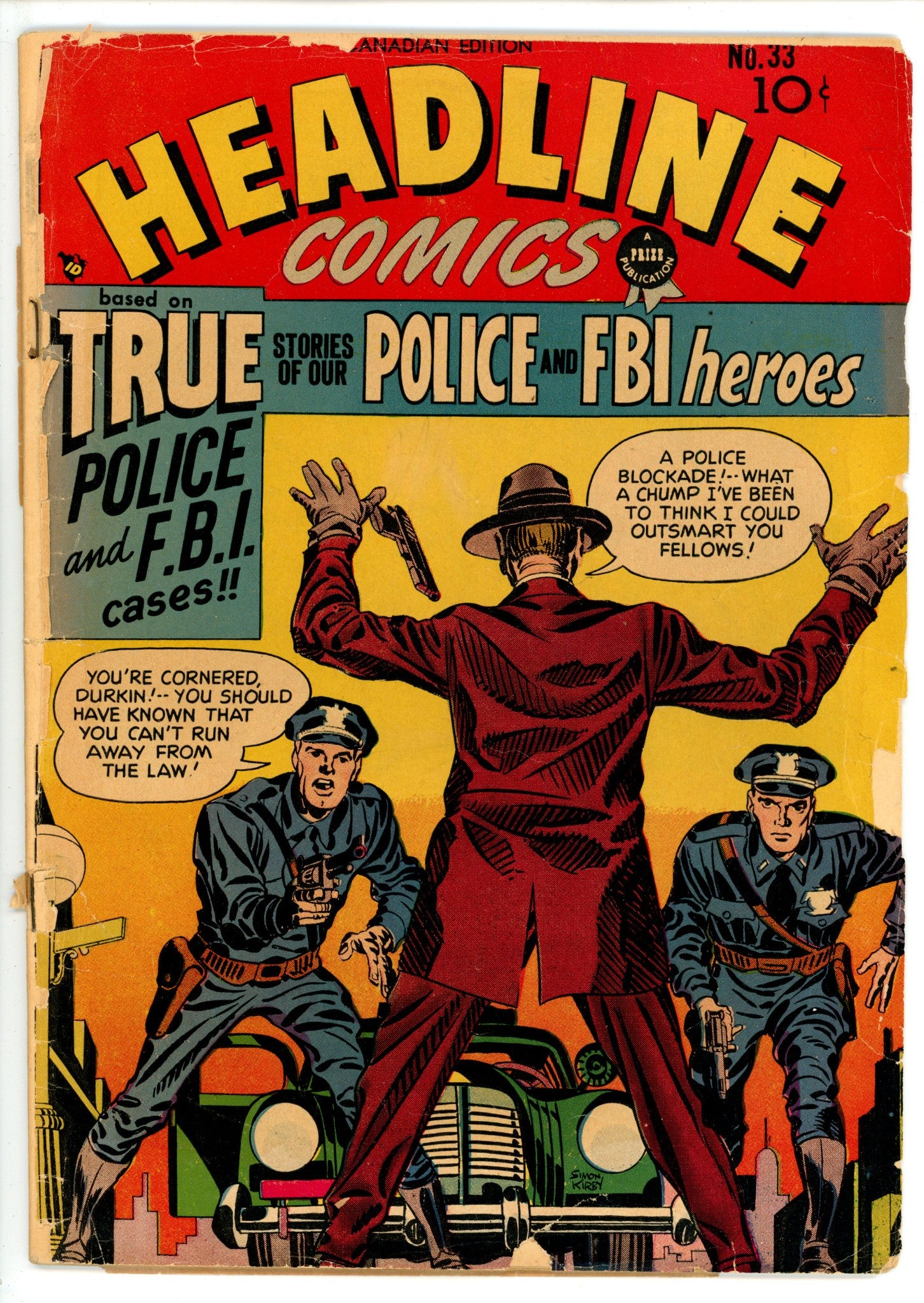 Headline Comics Vol 4 3 (33) PR (0.5) (1949) Canadian Edition 